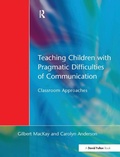 Cover: Teaching Children with Pragmatic Difficulties of Communication - Routledge
