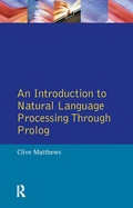 Cover: An Introduction to Natural Language Processing Through Prolog - Routledge