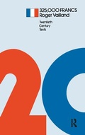 Cover: 325,000 Francs - Routledge