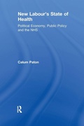 Cover: New Labour's State of Health - Routledge