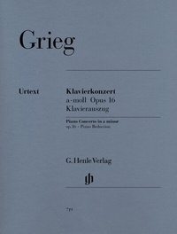 Abbildung von: Edvard Grieg - Klavierkonzert a-moll op. 16 - Henle, Günter