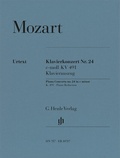 Cover: Wolfgang Amadeus Mozart - Klavierkonzert Nr. 24 c-moll KV 491 - Henle, G&uuml;nter
