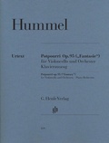 Cover: Johann Nepomuk Hummel - Potpourri (Fantasie) op. 95 f&uuml;r Viola und Orchester, Fassung f&uuml;r Violoncello - Henle, G&uuml;nter