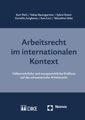 Cover: Arbeitsrecht im internationalen Kontext - Dike Verlag Z&uuml;rich