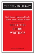 Cover: Selected Short Writings - Continuum International Publishing Group Ltd.