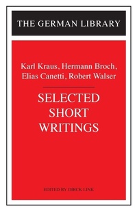 Enlarge image Cover: Selected Short Writings - Continuum International Publishing Group Ltd.