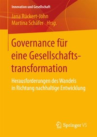 Abbildung von: Governance für eine Gesellschaftstransformation - Springer VS