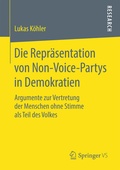Cover: Die Repr&auml;sentation von Non-Voice-Partys in Demokratien - Springer VS