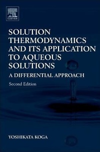 Abbildung von: Solution Thermodynamics and Its Application to Aqueous Solutions - Elsevier
