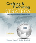 Cover: CRAFTING AND EXECUTING STRATEGY: CONCEPTS - McGraw-Hill Education