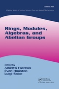 Cover: Rings, Modules, Algebras, and Abelian Groups - CRC Press