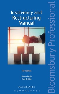 Abbildung von: Insolvency and Restructuring Manual - Bloomsbury Professional