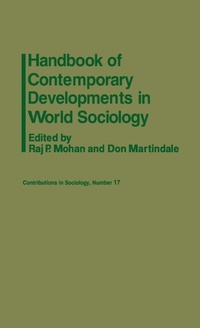 Enlarge image Cover: Handbook of Contemporary Developments in World Sociology - Praeger Publishers Inc