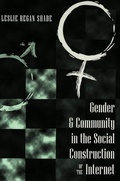 Cover: Gender and Community in the Social Construction of the Internet - Peter Lang Verlag