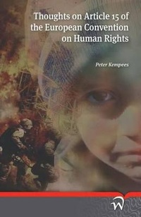 Enlarge image Cover: Thoughts on Article 15 of the European Convention on Human Rights - Wolf Legal Publishers