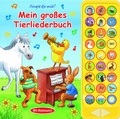 Cover: 27-Button-Soundbuch - Mein gro&szlig;es Tierliederbuch - 27 bekannte Kinderlieder zum Mitsingen - Phoenix International Publications Inc.