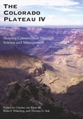 Cover: The Colorado Plateau IV - University of Arizona Press