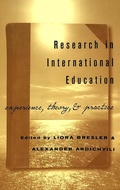 Cover: Research in International Education - Peter Lang Verlag