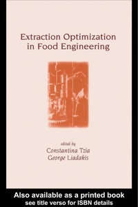 Abbildung von: Extraction Optimization in Food Engineering - CRC Press