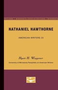 Cover: Nathaniel Hawthorne - American Writers 23 - University of Minnesota Press