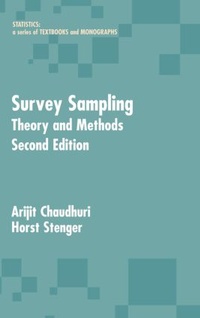 Enlarge image Cover: Survey Sampling - CRC Press