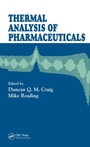 Cover: Thermal Analysis of Pharmaceuticals - CRC Press