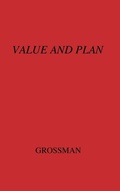 Cover: Value and Plan - Praeger Publishers Inc