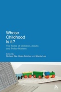 Cover: Whose Childhood Is It? - Continuum Publishing Corporation