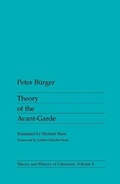 Cover: Theory of the Avant-Garde - University of Minnesota Press