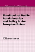 Cover: Handbook of Public Administration and Policy in the European Union - Routledge