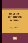 Cover: Legacies of Anti-Semitism in France - University of Minnesota Press