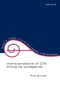 Cover: Characterization of C(x) among its Subalgebras - CRC Press