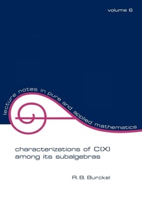 Abbildung von: Characterization of C(x) among its Subalgebras - CRC Press