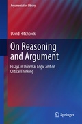 Cover: On Reasoning and Argument - Springer