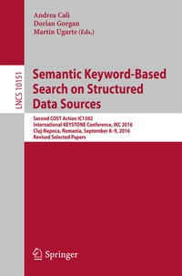 Abbildung von: Semantic Keyword-Based Search on Structured Data Sources - Springer