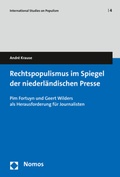 Cover: Rechtspopulismus im Spiegel der niederl&auml;ndischen Presse - Nomos