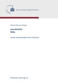 Cover: www.BrAnD2. Wille. - Universit&auml;tsverlag Potsdam