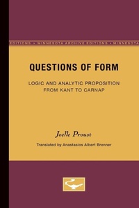 Enlarge image Cover: Questions of Form - University of Minnesota Press