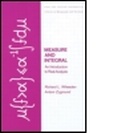 Cover: Measure and Integral - Marcel Dekker Inc