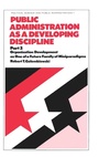Cover: Public Administration as a Developing Discipline - Routledge