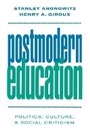 Cover: Postmodern Education - University of Minnesota Press
