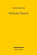 Cover: Kritische Theorie - Mohr Siebeck