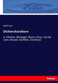 Enlarge image Cover: Dichtercharaktere - Hansebooks