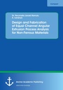 Cover: Design and Fabrication of Equal Channel Angular Extrusion Process Analysis for Non-Ferrous Materials - Anchor Academic Publishing