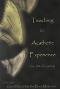 Cover: Teaching for Aesthetic Experience - Peter Lang Verlag
