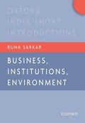 Cover: Business, Institutions, and the Environment - OUP India