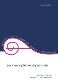 Abbildung von: Semisimple Lie Algebras - CRC Press