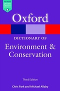 Cover: A Dictionary of Environment and Conservation - OUP eBook