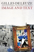 Cover: Gilles Deleuze: Image and Text - Continuum International Publishing Group Ltd.