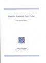 Cover: Disability Evaluation Study Design - National Academies Press
